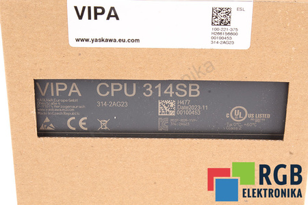314-2AG23 YASKAWA VIPA 314SB DPM ÉQUIVALENT 6ES7315-2AH14-0AB0