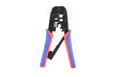 PINCES A SERTIR POUR FICHES TÉLÉPHONIQUES TYPE WESTERN 975110 KNIPEX 97 51 10 190X70X18MM