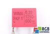 CONDENSATEUR WIMA FKP1 WIMA 0,22, 1250VDC, 600VAC