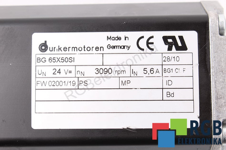 BG65X50SI DUNKERMOTOREN