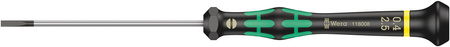 TOURNEVIS PLAT DE PRÉCISION 05118008001 WERA 2035 80MM, 0.40MM, 2.5MM