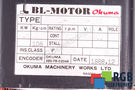 BL-H100E-12S OKUMA STATOR