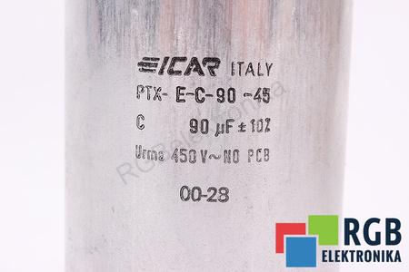 CONDENSATEUR PTX-E-C-90-45 ICAR 90UF, 450V
