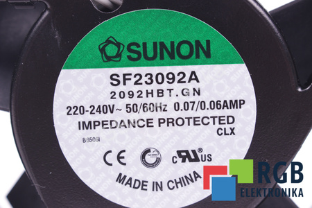 SF23092A2092HBT.GN SUNON SF23092A 90X90X25MM 240V, 0.06A VENTILATEUR