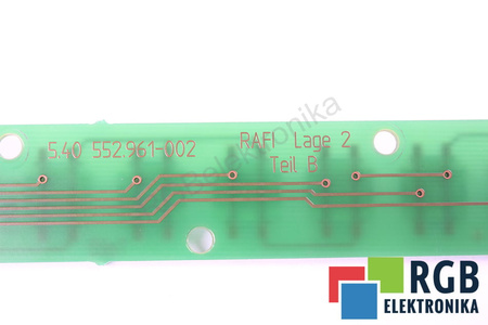 5.40 552.961-002 RAFI POUR FIPC 8.6 CLAVIER