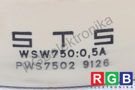 PWS7502 STS WSW750:0,5A 9126 TRANSFORMATEUR DE COURANT