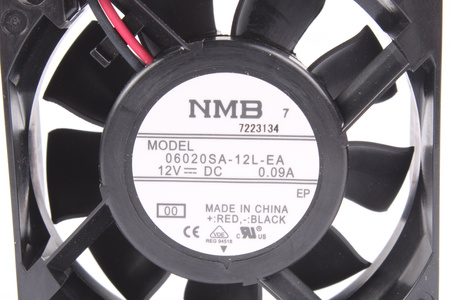 06020SA-12L-EA-00 NMB TECHNOLOGIES 60X60X20MM, 12V VENTILATEUR