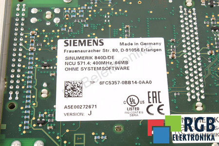 6FC5357-0BB14-0AA0 SIEMENS SINUMERIK 840D/840DE NCU 571.4