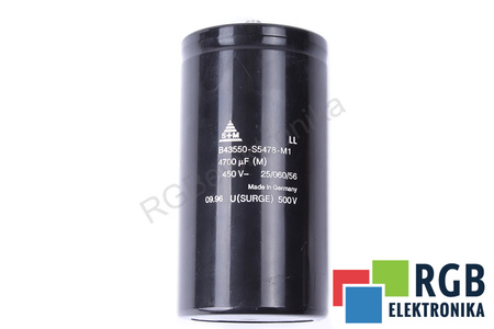CONDENSATEUR B43550-S5478-M1 S+M 4700UF, 450V
