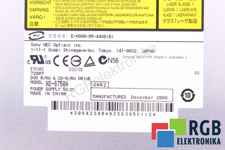 DDU1615 SONY NEC DVD/CD-ROM