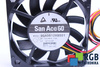 9GA0612H9001 SANYO DENKI SAN ACE 60 60X60X10MM, 12V, 0.14A VENTILATEUR