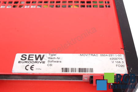 0504-231-1-00 SEW EURODRIVE MOVITRAC 8258775