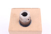 POULIE DENTÉE 42X38MM COURROIE 24MM ARBRE 19MM RAINURE 5X2MM Z=27