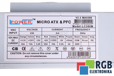 LC380M LC-POWER POUR PIÈCES