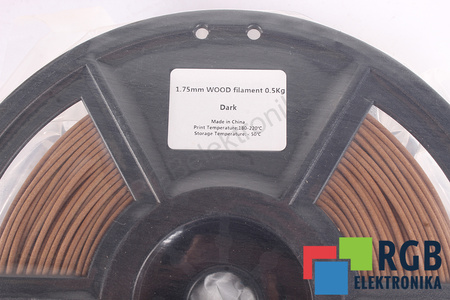 1,75MM WOOD FILAMENT 0.5KG DARK FLASHFORGE DIMENSION EXTÉRIEURE DE LA BOBINE 180MM, DIMENSION INTÉRIEURE DE LA BOBINE 50MM, LARGEUR DE LA BOBINE 45MM