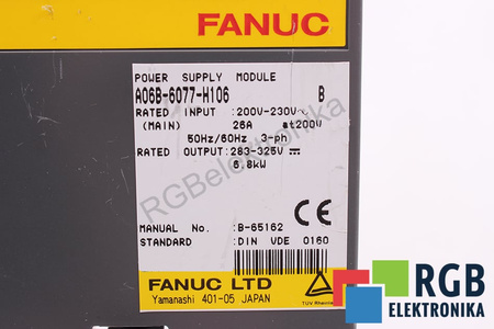A06B-6077#H106 FANUC BOÎTIER