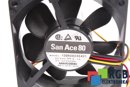 109R0824S401 SANYO DENKI 80X80X25MM, 24V VENTILATEUR
