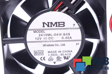 2410ML-04W-B69 MINEBEA 60X60X25MM, 12V, 0.4A VENTILATEUR