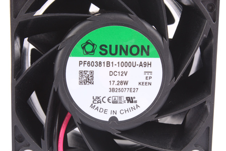 PF60381B1-1000U-A9H SUNON 60X60X38MM 12V 17.28W VENTILATEUR
