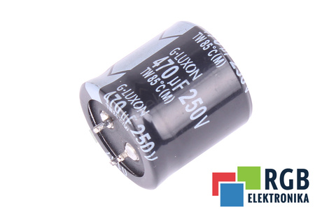 CONDENSATEUR 470UF 250V TEAPO G-LUXON