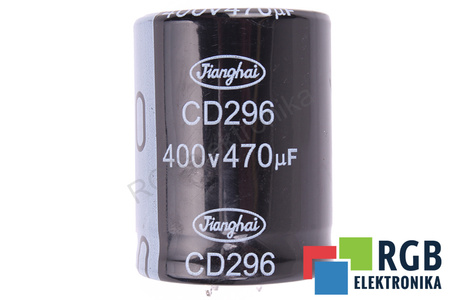 CONDENSATEUR CD2964 JIANGHAI 470UF, 400V