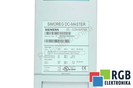 6RA7031-6DS22-0-Z SIEMENS DC-CONVERTER SIMOREG