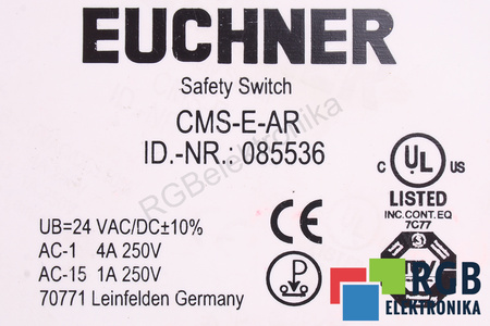 CMS-E-AR EUCHNER 085536 RELAIS DE SÉCURITÉ