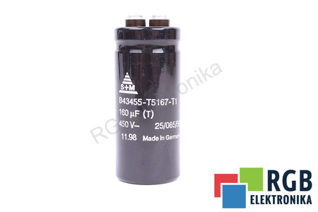 CONDENSATEUR B43455-T5167-T1 S+M 160UF, 450V