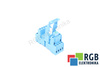 94.84.1 FINDER SOCLE ENFICHABLE POUR RELAIS
