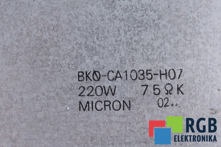 RÉSISTANCE BK0-CA1035-H07 MICRON 0.22KW, 75OHM
