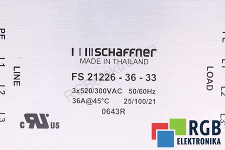 FS21226-36-33 SCHAFFNER FILTRE
