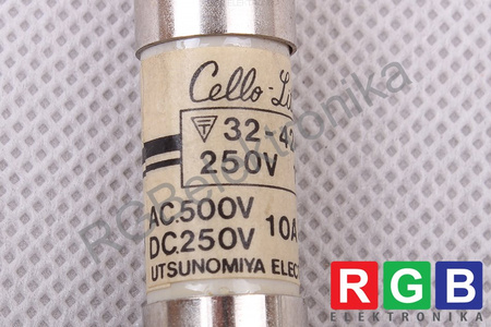 FUSIBLE PC132-424 UTSUNOMIYA ELECTRIC CELLO-LITE 10A, 250VDC, 500VAC, 50KA