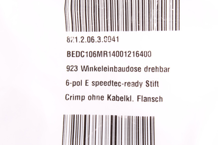 PRISE BEDC106MR14001216000 TE CONNECTIVITY 6PIN