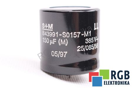 CONDENSATEUR B43991-S0157-M1 S+M 150UF, 385VDC