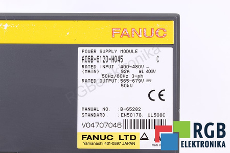 A06B-6120-H045 FANUC ALIMENTATION