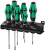 RACK JEU DE TOURNEVIS KRAFTFORM PLUS LASERTIP + RACK, 6 PIECES 05105650001 WERA 334/6