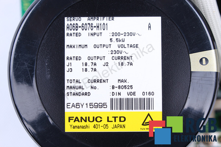 A06B-6076-H101 FANUC SERVO AMPLIFIER