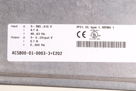 ACS800-01-0003-3+E202 ABB