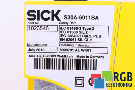 S30A-6011BA SICK 1023546