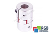 YH10-30-10-14-50 D=30MM D1/D2=10/14MM L=50MM ALUMINIUM ACCOUPLEMENT ÉLASTIQUE A MÂCHOIRES