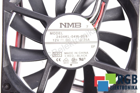 2404KL-04W-B59 NMB TECHNOLOGIES 60X60X10MM, 12V, 0.35A VENTILATEUR