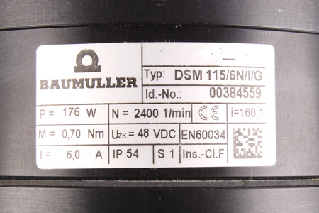 DSM115/6N/I/G BAUMÜLLER PLE80 I=60