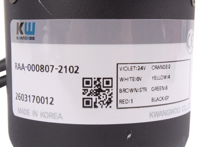 RAA-000807-2102 KWANGWOO POUR MASZYN DOOSAN (ÉQUIVALENT RAA-000807-2101) CODEUR ROTATIF