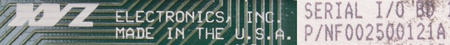 F002500121A XYZ ELECTRONICS