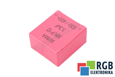 CONDENSATEUR MKP1J043307H00JSSD WIMA MKP10, 3.3UF, 630/400V