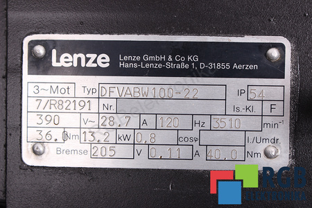 DFVABW100-22 LENZE