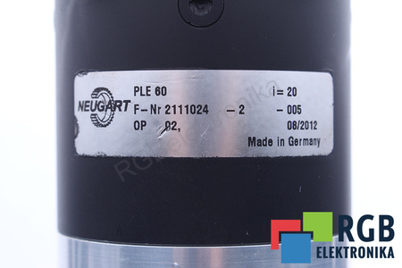 PLE60 NEUGART I=20 RÉDUCTEUR