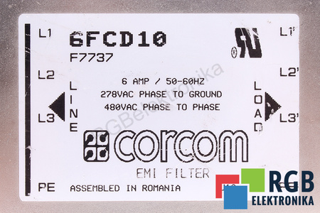 6FCD10 CORCOM FILTRE