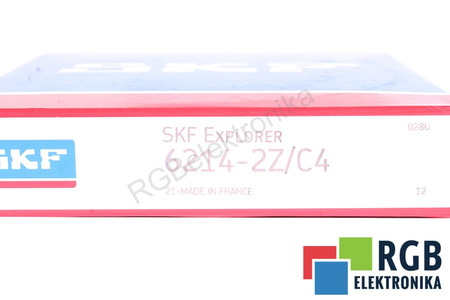 6214-2Z/C4 SKF 11000RPM, 5600RPM, 70X125X24MM, 63.7KN, 45KN ROULEMENT A BILLES A CONTACT OBLIQUE