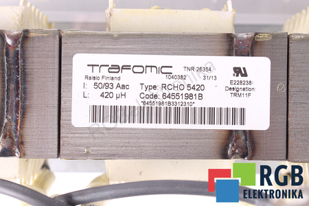 RCHO5420 TRAFOMIC OY FILTRE D’INDUCTANCE